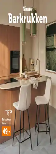 Woonexpress Nieuw! Barkrukken vanaf 49,- aanbieding