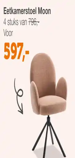 Woonexpress Eetkamerstoel Moon aanbieding