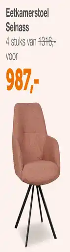 Woonexpress Eetkamerstoel Selnass aanbieding