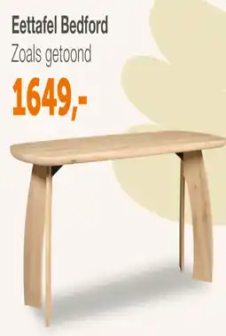 Woonexpress Eettafel Bedford aanbieding