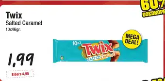 Budget Food Twix Salted Caramel aanbieding