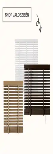 Woonexpress SHOP JALOEZIEËN aanbieding