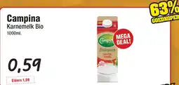 Budget Food Campina Karnemelk Bio aanbieding