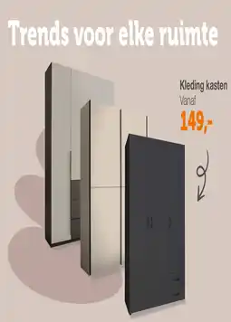 Woonexpress Kleding kasten aanbieding