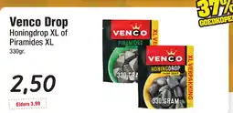 Budget Food Venco Drop Honingdrop XL of Piramides XL aanbieding