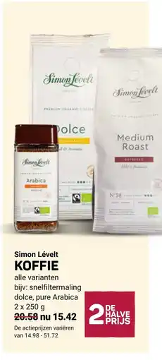 Ekoplaza Simon Lévelt Koffie aanbieding