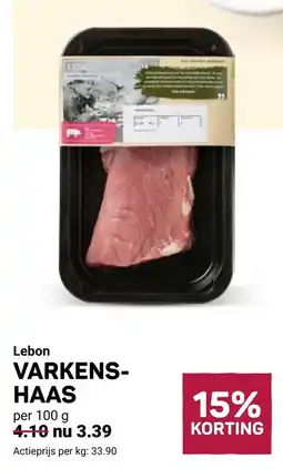 Ekoplaza Varkens haas aanbieding