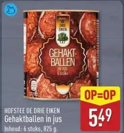 ALDI Gehaktballen in jus aanbieding