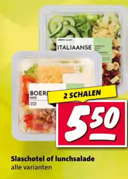 Nettorama Slaschotel of lunchsalade aanbieding