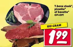 Nettorama T-bone steak, picanha of bavette aanbieding