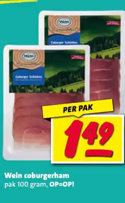 Nettorama Wein coburgerham aanbieding