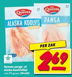Nettorama Queens panga of alaska koolvisfilet aanbieding