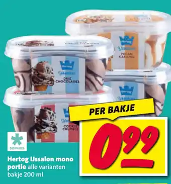 Nettorama Hertog IJssalon mono portie aanbieding