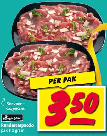 Nettorama Rundercarpaccio aanbieding