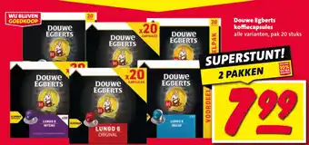 Nettorama Douwe Egberts koffiecapsules aanbieding