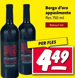 Nettorama Borgo d'oro appasimento aanbieding
