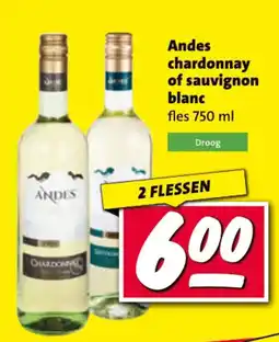 Nettorama Andes chardonnay of sauvignon blanc aanbieding