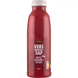 Jumbo Jumbo Vers Sap Appel, Aardbei & Kers 500ML aanbieding