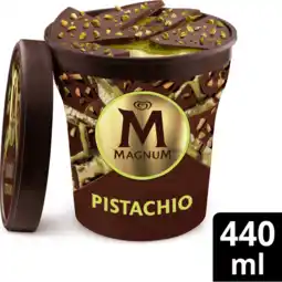 Jumbo Magnum Pint La Pistache 440 ml aanbieding