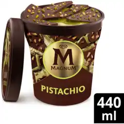 Jumbo Magnum Pint La Pistache 440 ml aanbieding