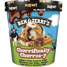 Jumbo Ben & Jerry's IJs Churrifically Churros-y 465 ml aanbieding