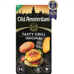 Jumbo Old Amsterdam Tasty Grill Original 2 x 70 g aanbieding