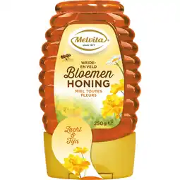 Jumbo Melvita Weide- en Veld Bloemen Honing 250 g aanbieding