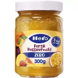 Jumbo Hero Jam Perzik Passievrucht Zero 300g aanbieding