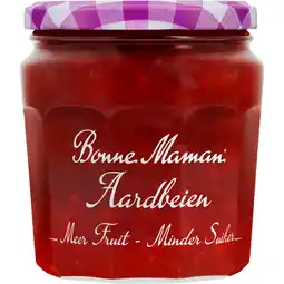 Jumbo Bonne Maman Aardbeien Meer Fruit Minder Suiker 335g aanbieding