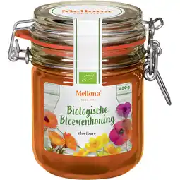 Jumbo Mellona Biologische Bloemenhoning Vloeibare 450 g aanbieding