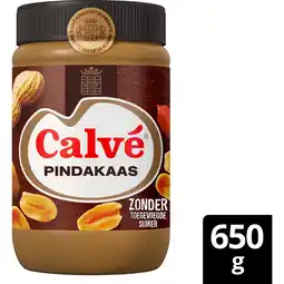 Jumbo Calvé Pindakaas Regular 650 g aanbieding