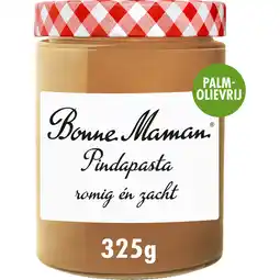 Jumbo Bonne Maman Pindapasta Romig én Zacht 325 g aanbieding