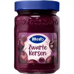Jumbo Hero Fruitspread Zwarte Kersen 350g aanbieding