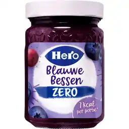 Jumbo Hero Jam Blauwe Bessen Zero 300g aanbieding