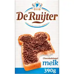 Jumbo De Ruijter Hagelslag Melk 390 g aanbieding