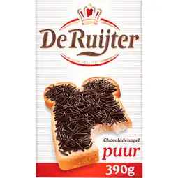 Jumbo De Ruijter Hagelslag Puur 390 g aanbieding