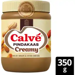 Jumbo Calvé Pindakaas Creamy 350 g aanbieding