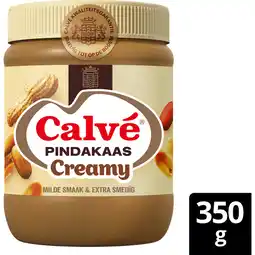 Jumbo Calvé Pindakaas Creamy 350 g aanbieding
