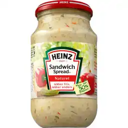 Jumbo Heinz Sandwich spread naturel familiepot 450g aanbieding