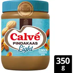 Jumbo Calvé Pindakaas Light 350 g aanbieding