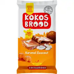 Jumbo Theunisse Kokosbrood Karamel Zeezout 275 g aanbieding