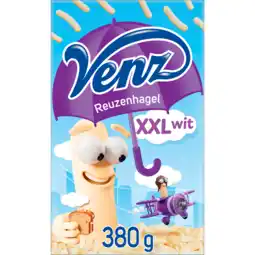 Jumbo Venz XXL hagelslag wit 380 g aanbieding