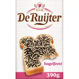 Jumbo De Ruijter Hagelslag Mix Puur en Vanille 390 g aanbieding