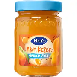Jumbo Hero Jam Minder Zoet Abrikozen 325 g aanbieding