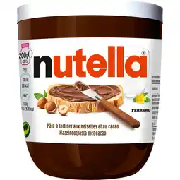 Jumbo Nutella 200 g aanbieding