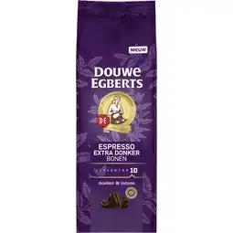 Jumbo Douwe Egberts Espresso Extra Donker Bonen 500 g aanbieding