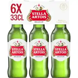 Jumbo Stella Artois Premium Pils Bier Fles 6x33cl aanbieding