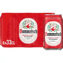 Jumbo Dommelsch Pils Bier Blikken 6 x 33 cl aanbieding