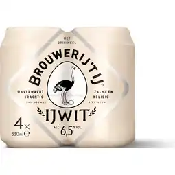 Jumbo Brouwerij t'IJ IJwit 4x330ML aanbieding