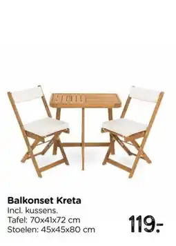 Xenos Balkonset Kreta aanbieding